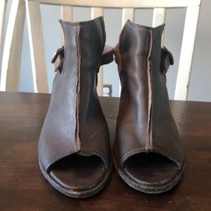 Frye Open Toe Shooties